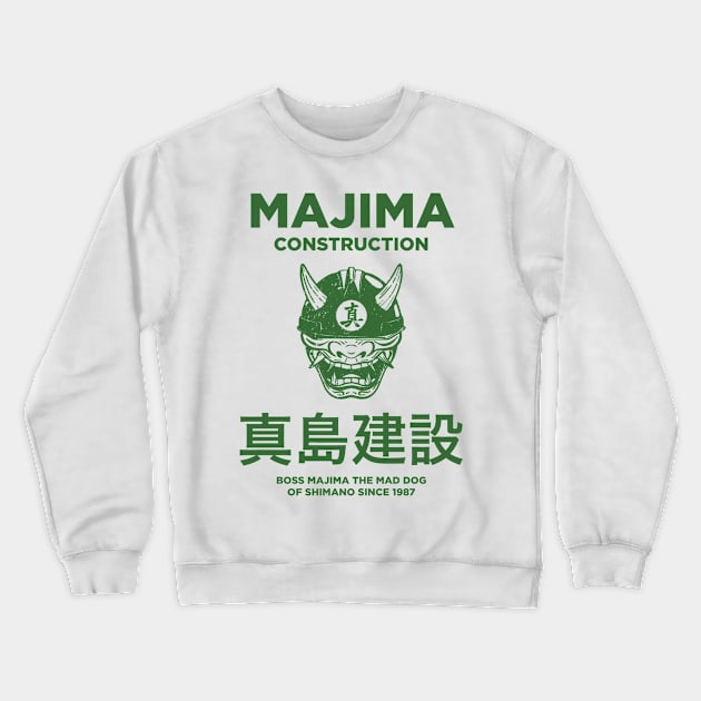 Majima Construction V3 Crewneck Sweatshirt by Haunted House Tattoo